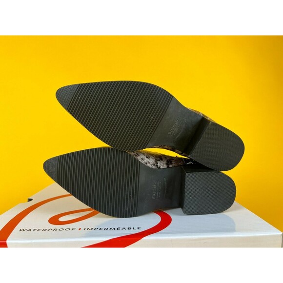 Blondo Emelia Chelsea Booties Womens 5.5 M Waterproof Brown Snake Leather NWB - Picture 5 of 12